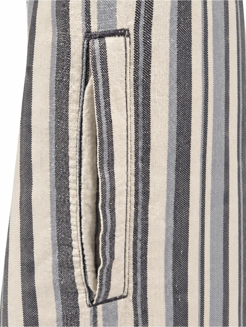 J.Jill Love Linen Striped Sleeveless Shift Dress Size M Pockets 100% Linen - Picture 5 of 5